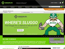Tablet Screenshot of greenlee.com